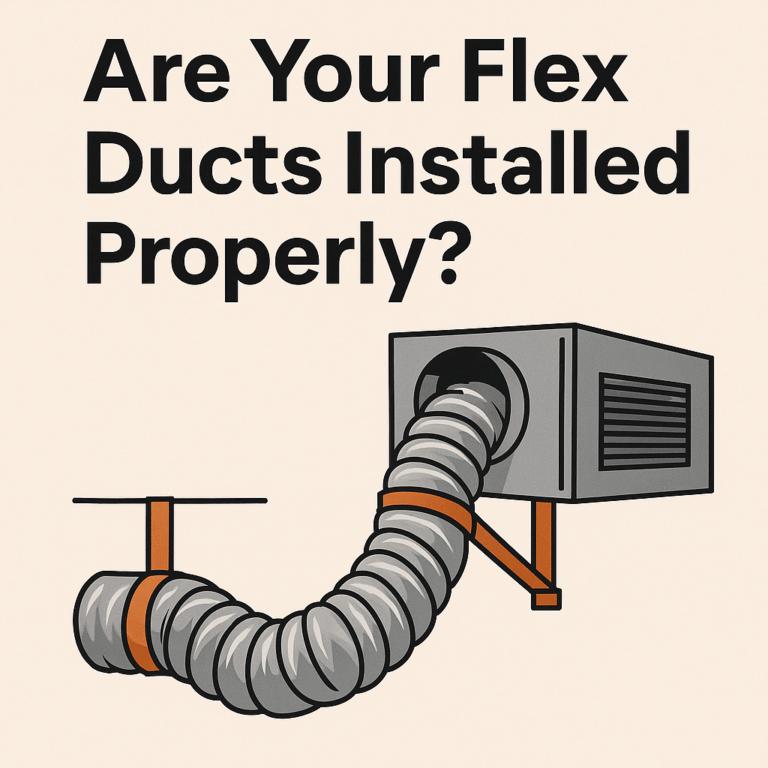 Are Your Flex Ducts Installed Properly?